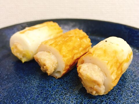 【お弁当にも！】ちくわの肉詰め 餃子の餡を使って